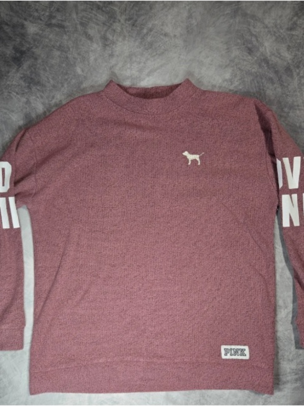 PINK Victoria's Secret Men’s Crewneck Sweater in Mauve Pink